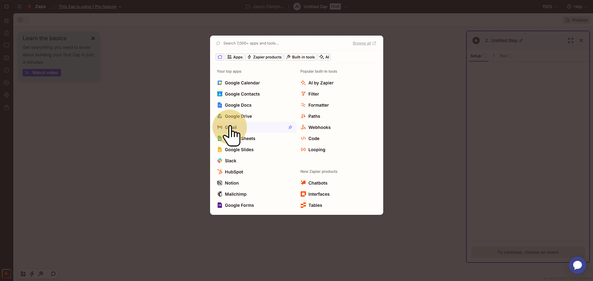 Choose Email