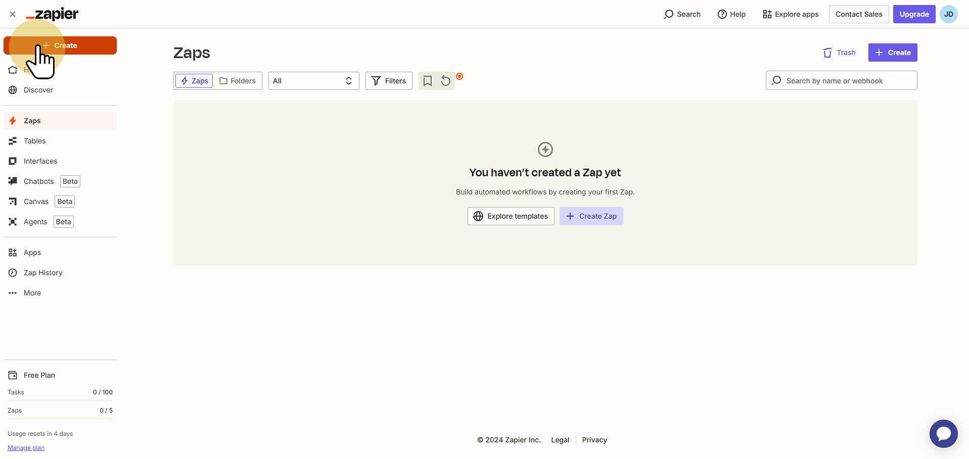Create a New Webhook
