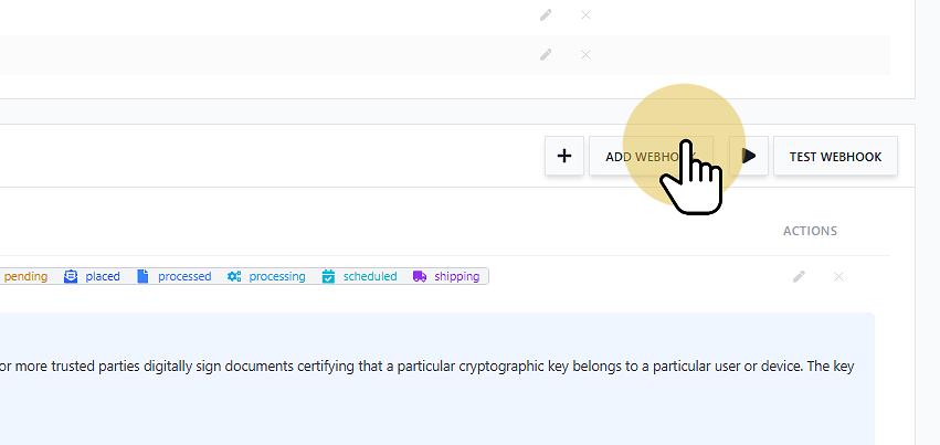 Add WebHook