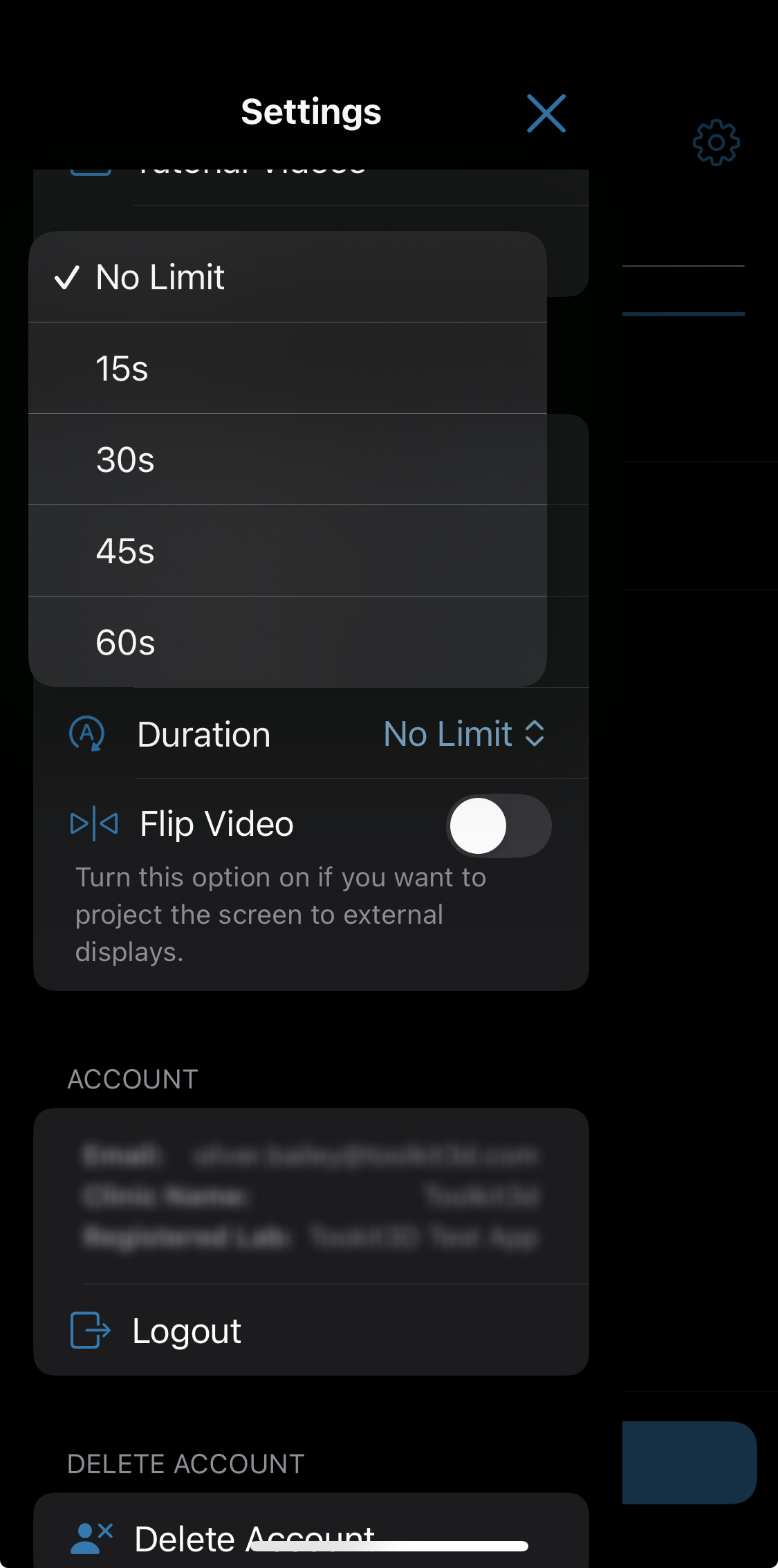 Scan Duration