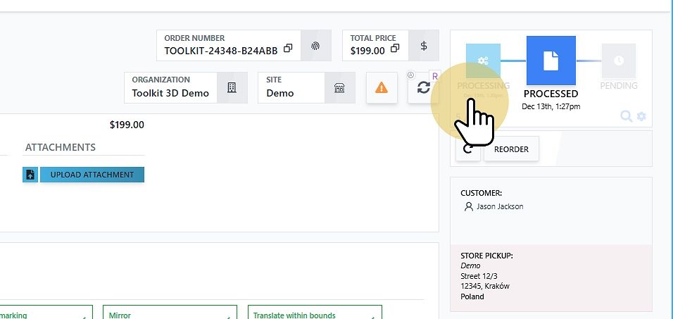Order Workflow