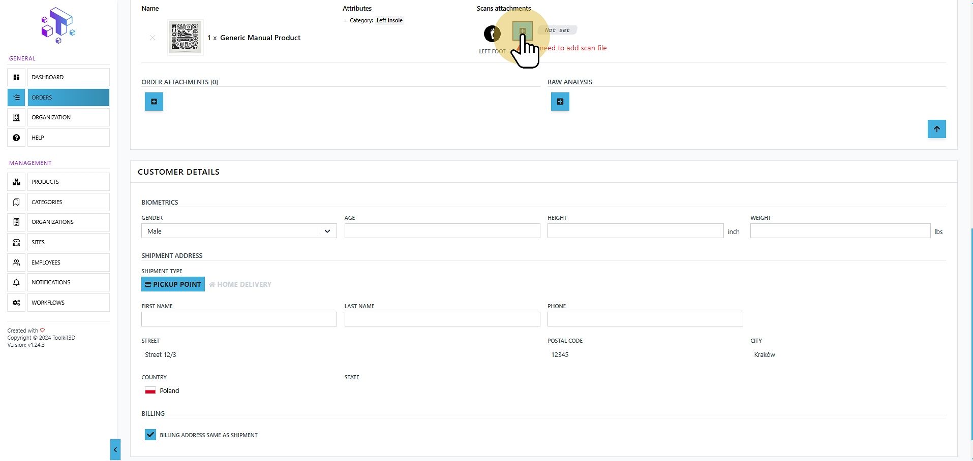 Add Scan Dependency